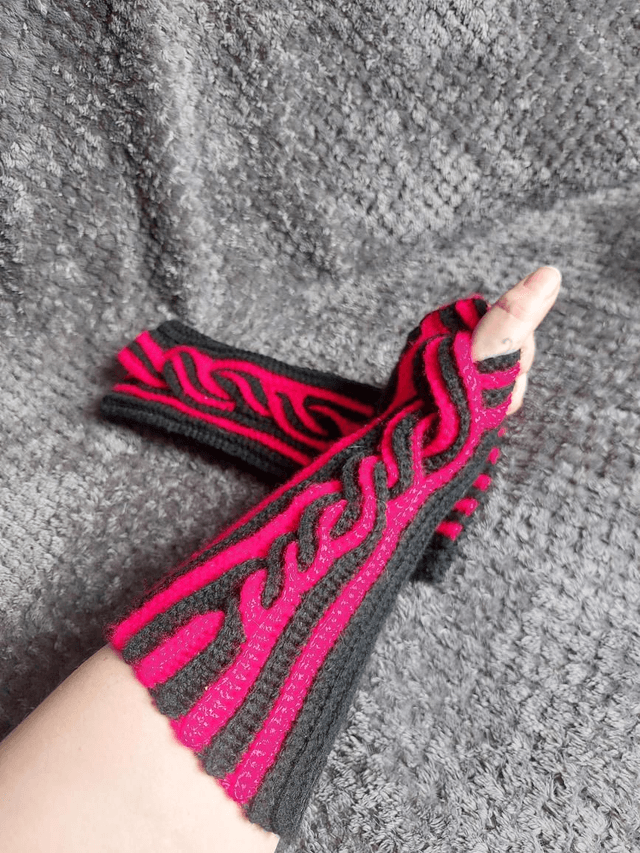 Fingerless Gloves - 100% Acrylic