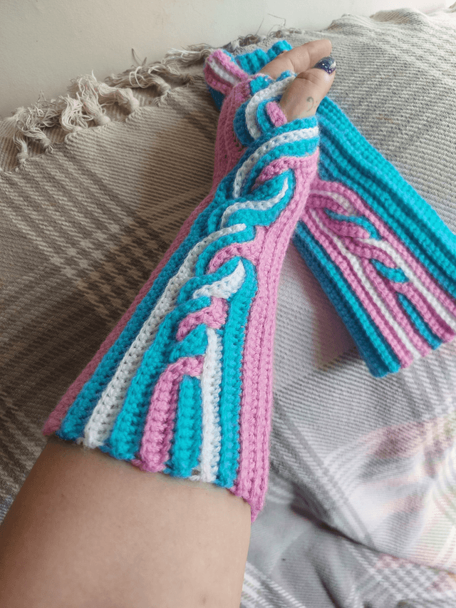 Fingerless Gloves - 100% Acrylic