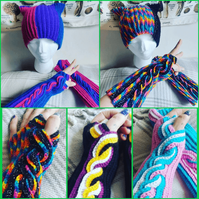 Fingerless Gloves - 100% Acrylic